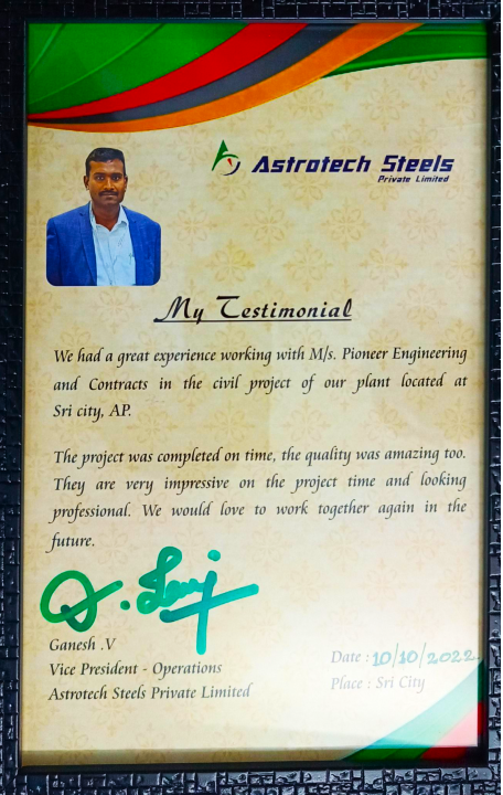 Testimonial from Astrotech